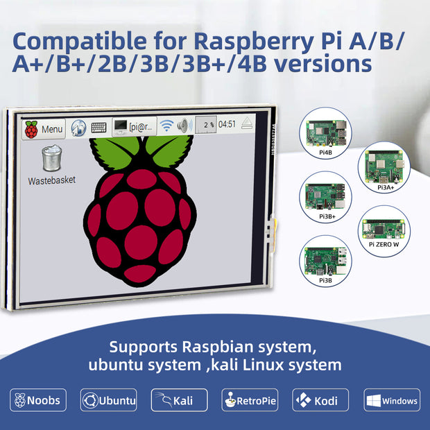 Moniteur à écran tactile iPistBit 3,5 pouces, écran LCD TFT SPI 480 x 320 