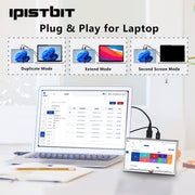 Écran tactile iPistBit 5" Raspberry Pi, moniteur HDMI 800 x 480